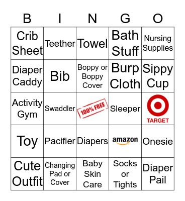 Baby Watkins-Wagner BINGO Card