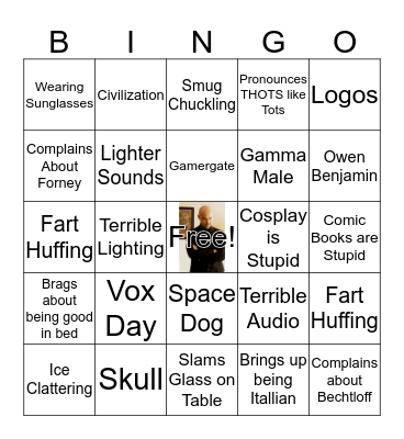 Aurini Bingo Card