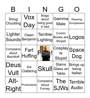 Aurini Bingo Card