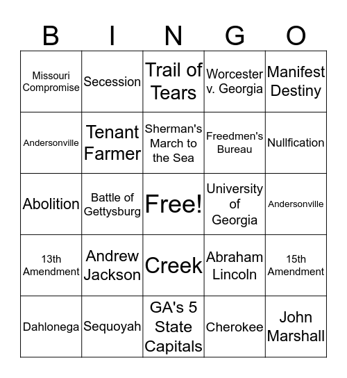 Milestones BINGO 2 Bingo Card