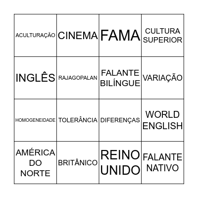IPOP BINGO! Bingo Card
