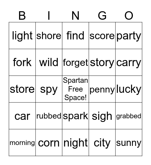 Leveled BINGO! Bingo Card