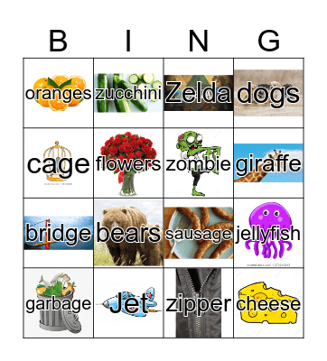 BING! Bingo Card