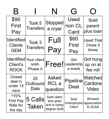 Student Loan Bingo Board  Bingo Card
