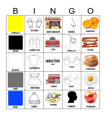 Family Education Night Bingo Card