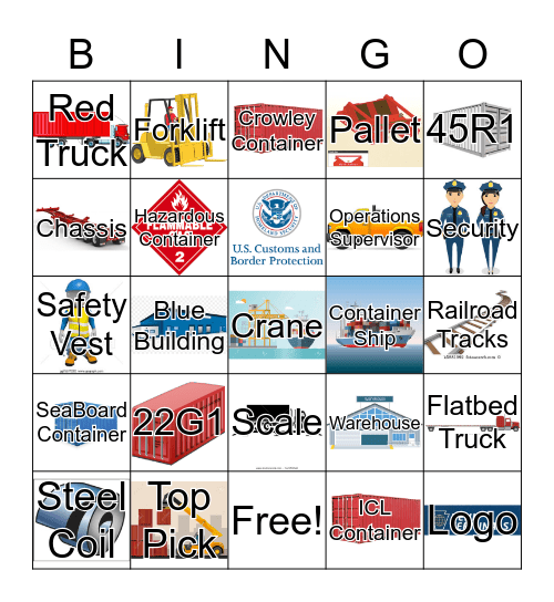 Penn Terminals Bingo Card