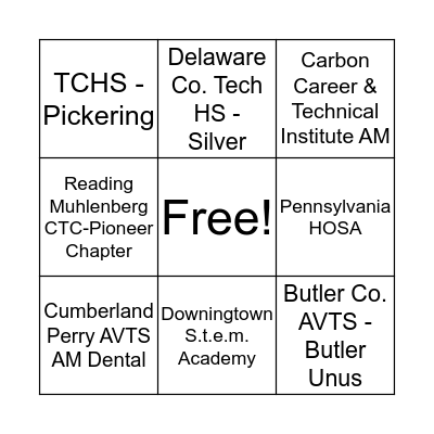 SLC 2019 - Human Bingo Card