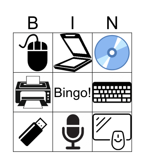 Technology bingo Card