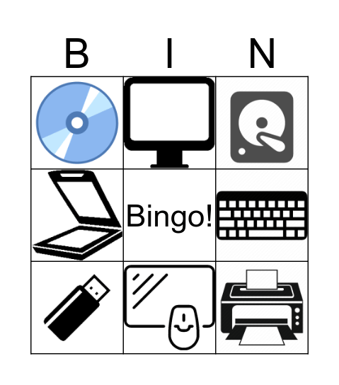 Technology bingo Card