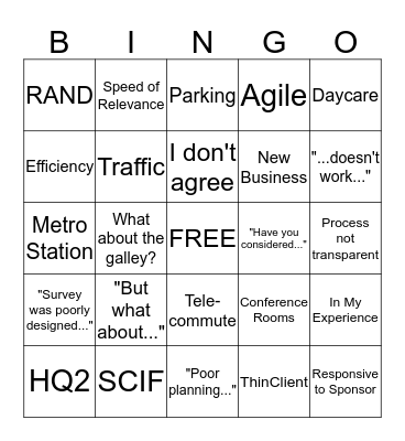Lets play Parking! Bingo Card