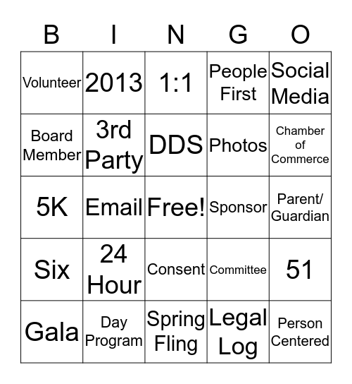 Journey Found Bingo Card