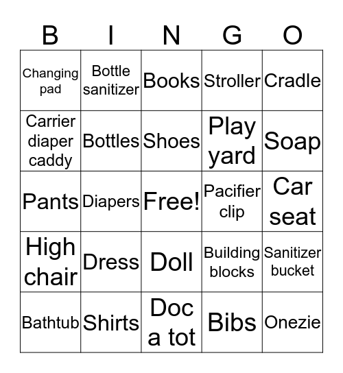 SUMMERS BINGO  Bingo Card