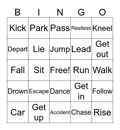 Chapter 7  Bingo Card