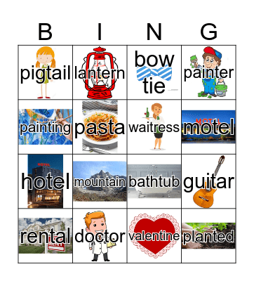 Medial T Bingo Card