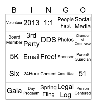 Journey Found Bingo Card