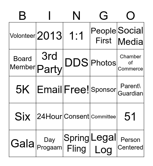 Journey Found Bingo Card