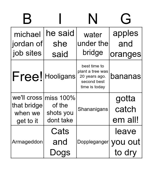 WELLCOMM BINGO Card