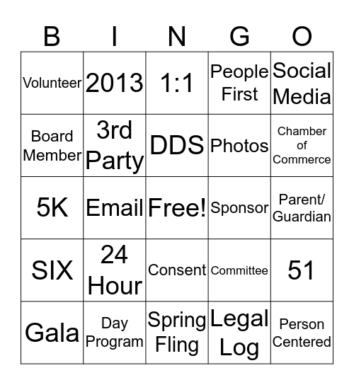 Journey Found Bingo Card