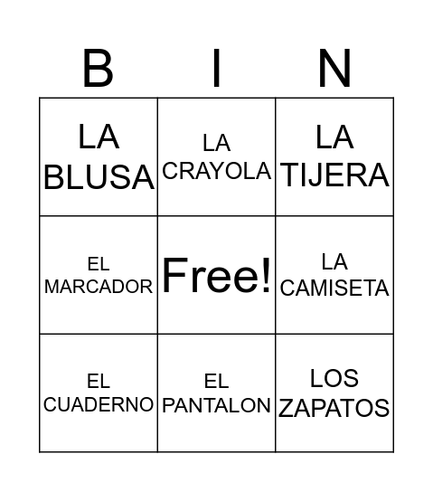 DE QUIEN ES? Bingo Card