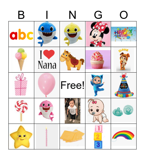 Happy Birthday Bingo Card