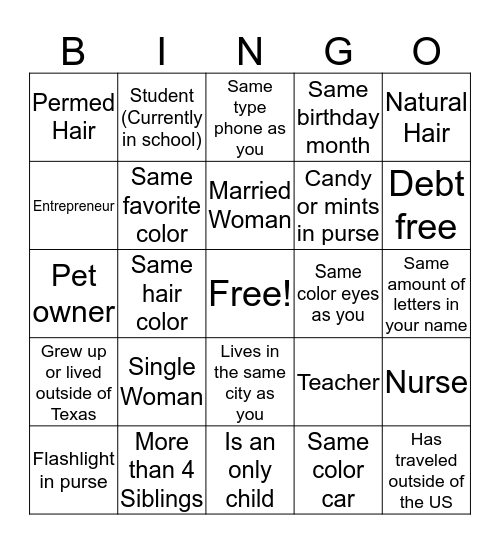 Emerging Divine  Bingo Card