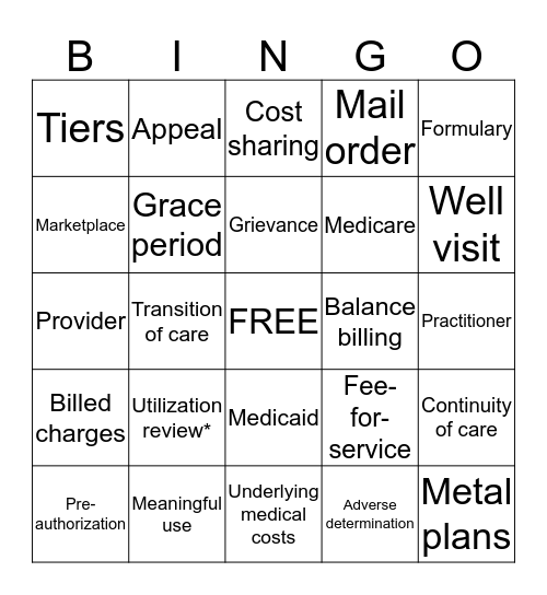 Speak Human Bingo Card
