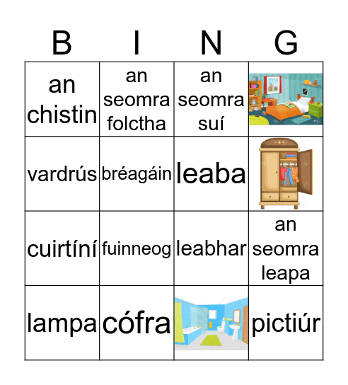 Sa Bhaile Bingo Card
