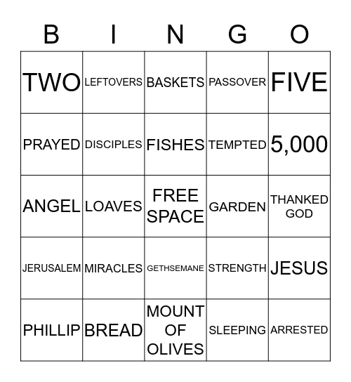 Session 2 & 3 Bingo Card