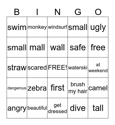 Family & Friends 3: Review 2 Bingo Card