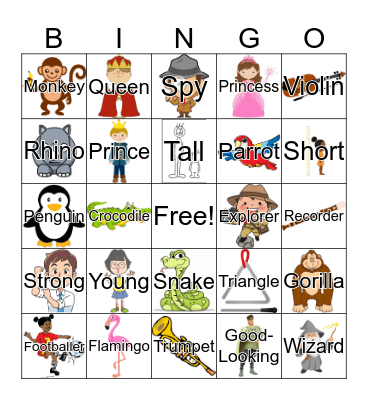Rooftops Bingo Card