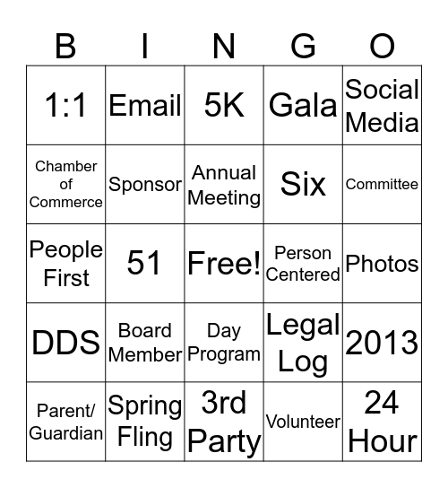 Journey Found Bingo Card