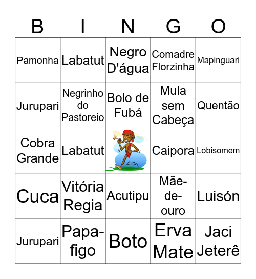 Leonida Bingo Card