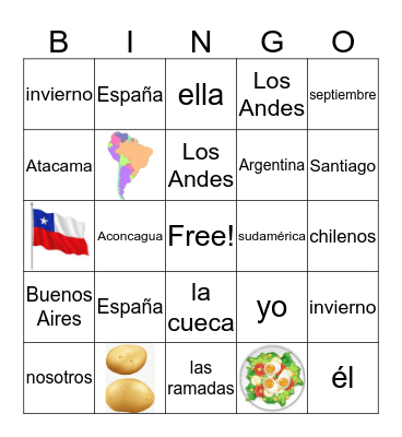 Casi se muere - 2 Bingo Card