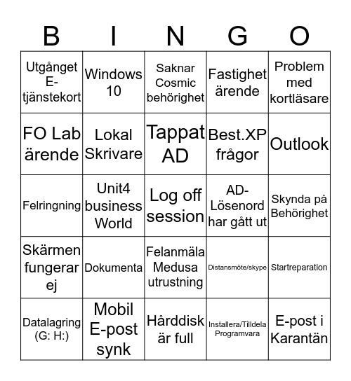 36000 Bingo Card