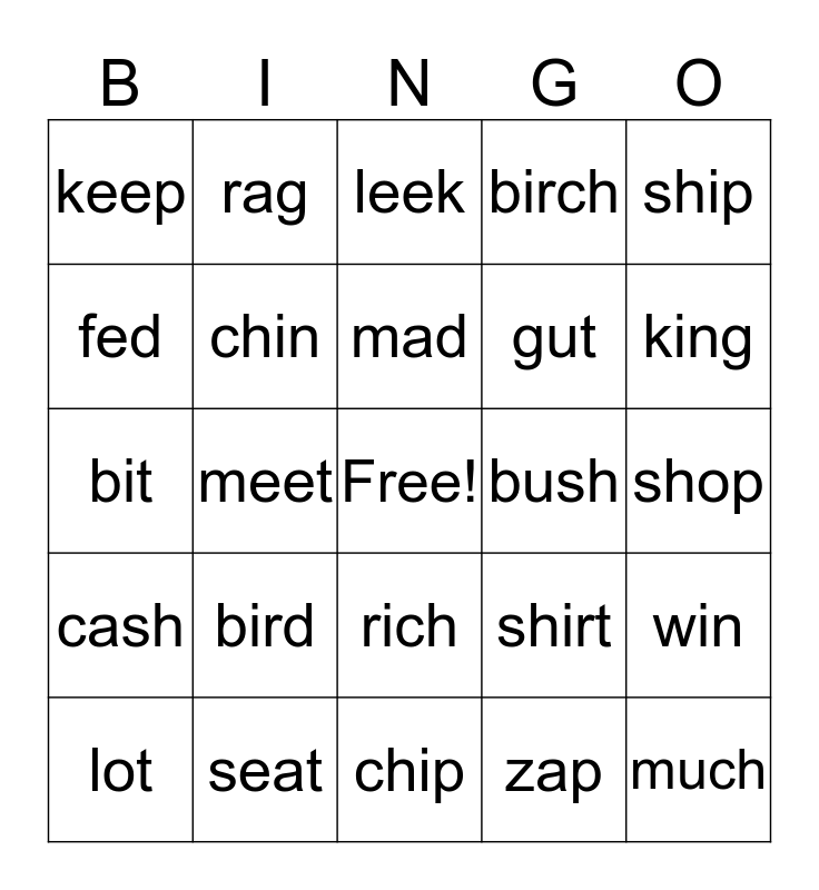 HFC AC Bingo! Bingo Card