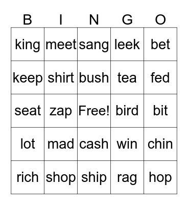 HFC AC Bingo! Bingo Card