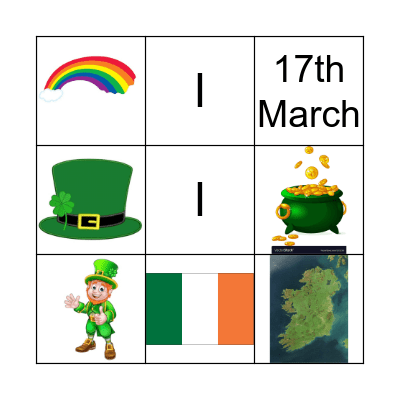 St. Patrick´s Day Bingo Card