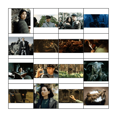 El laberinto del fauno LOTERIA Bingo Card