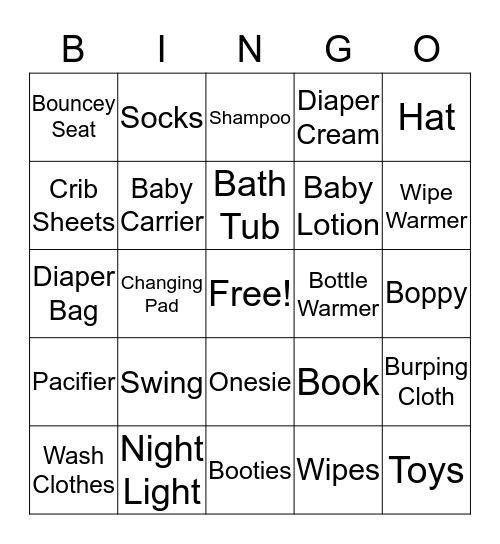 Bay Boy Canoy Bingo Card