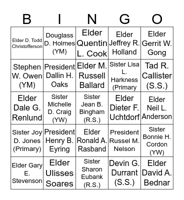 Conference BINGO!! Bingo Card