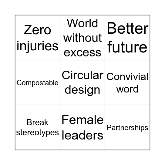 S&R Bingo Game Bingo Card