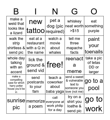 sorry you're stuck in vegas Bingo Card