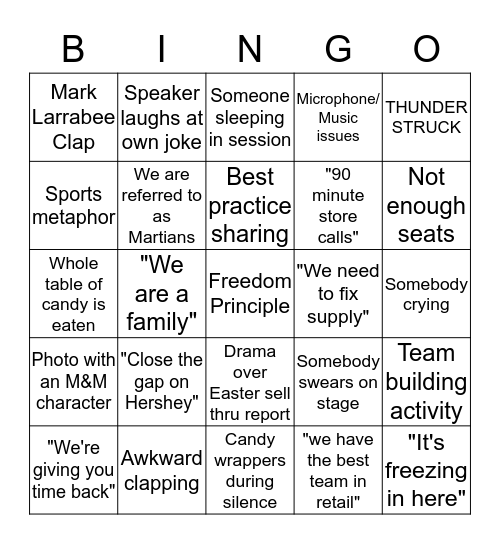 NSM Bingo Card