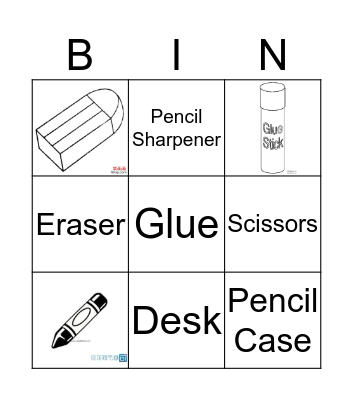 In the Classroom Bingo Card