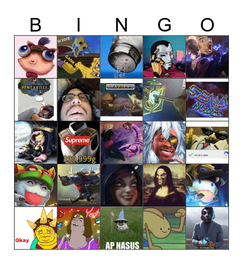 Bronze Bingo HDB Bingo Card