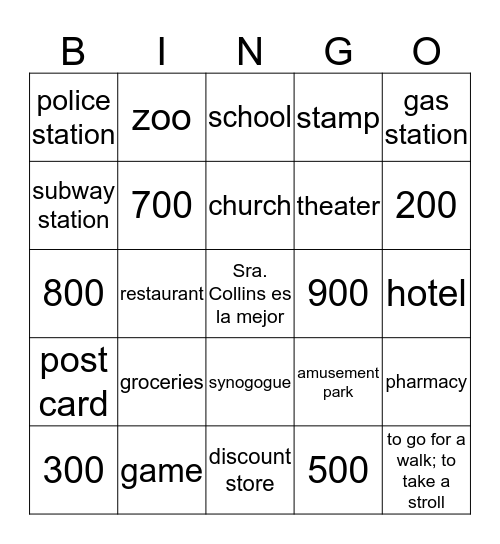 La Comunidad Bingo Card