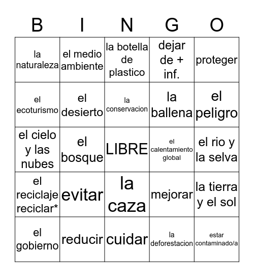 Lec. 13 Bingo Card