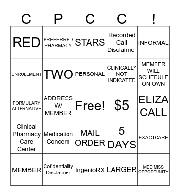 Day 1  Bingo Card