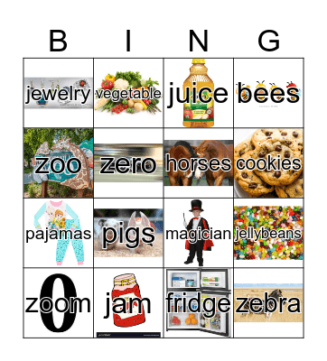 BING! Bingo Card