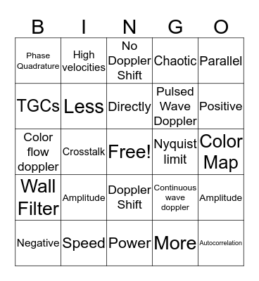 Edelman Chapter 19 Doppler Bingo Card